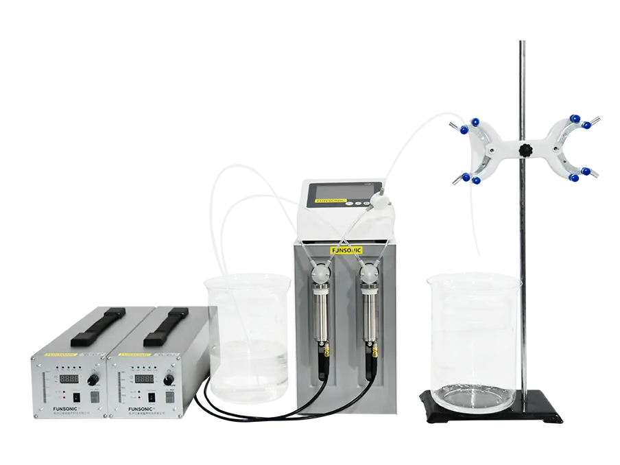 Constant Flow Injection Pump with Ultrasonic Dispersion -1