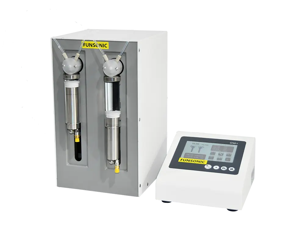 Constant Flow Injection Pump with Ultrasonic Dispersion FSLAB03