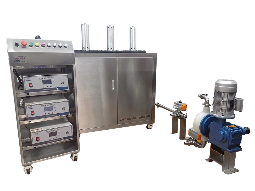 Three in One Combination Ultrasonic Sonochemical Equipment (3)